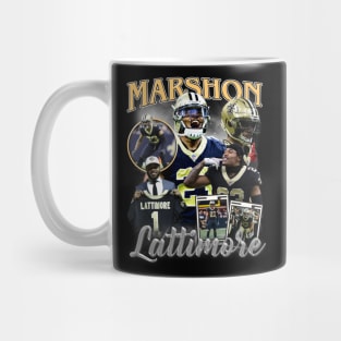 VINTAGE FOOTBALL MARSHON LATTIMORE BOOTLEG Mug